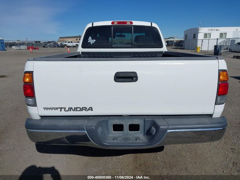 2002 Toyota Tundra Sr5 VIN: 5TBRN34102S299611 Lot: 40800360