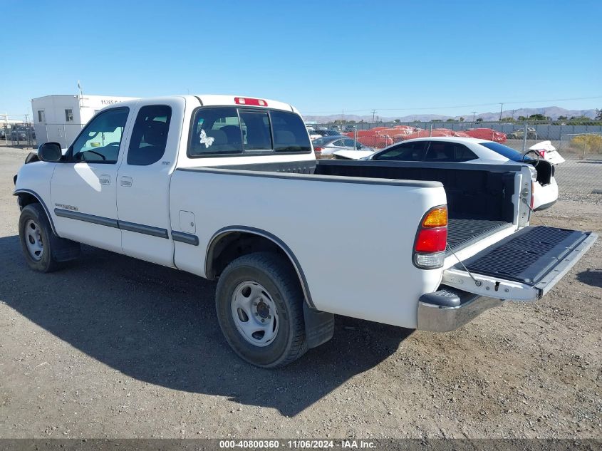 2002 Toyota Tundra Sr5 VIN: 5TBRN34102S299611 Lot: 40800360