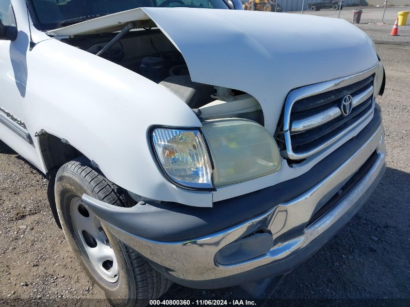 2002 Toyota Tundra Sr5 VIN: 5TBRN34102S299611 Lot: 40800360