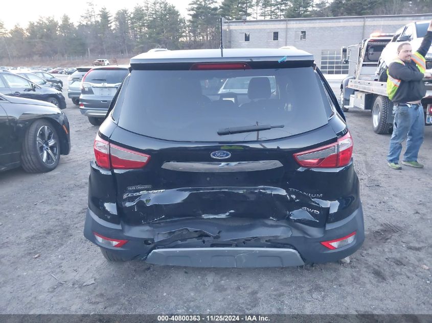 2019 Ford Ecosport Titanium VIN: MAJ6S3KL3KC256797 Lot: 40800363