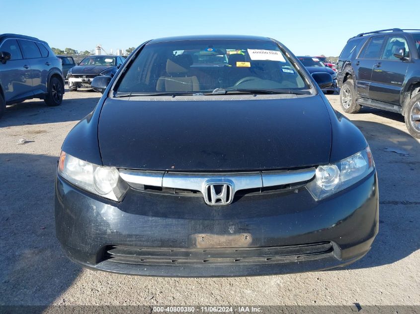 2008 Honda Civic Lx VIN: 2HGFA16548H522154 Lot: 40800380