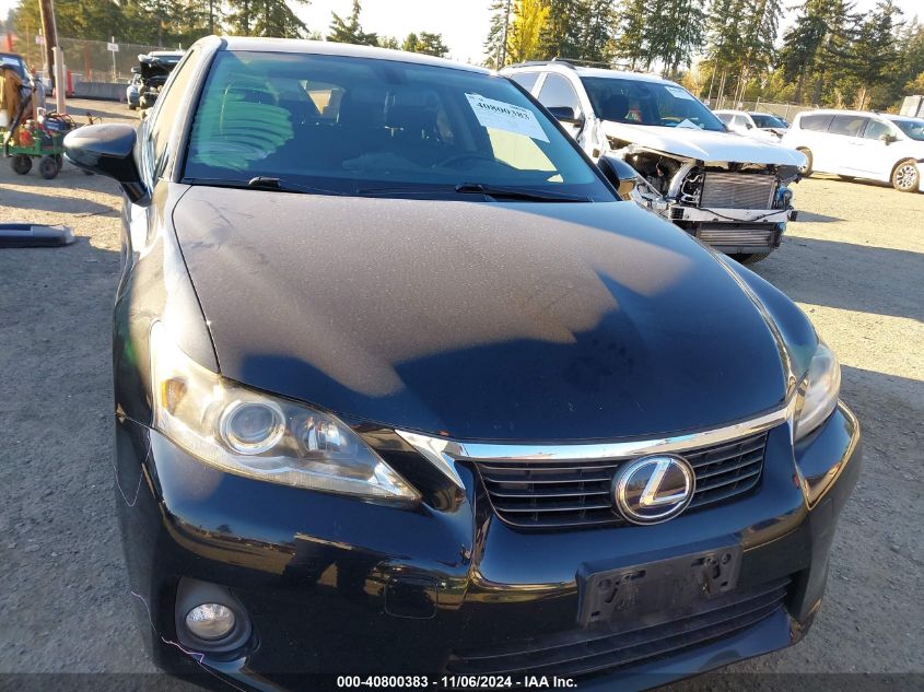 2012 Lexus Ct 200H Premium VIN: JTHKD5BH7C2053251 Lot: 40800383