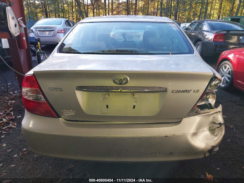 2003 Toyota Camry Le VIN: 4T1BE30K33U751826 Lot: 40800404