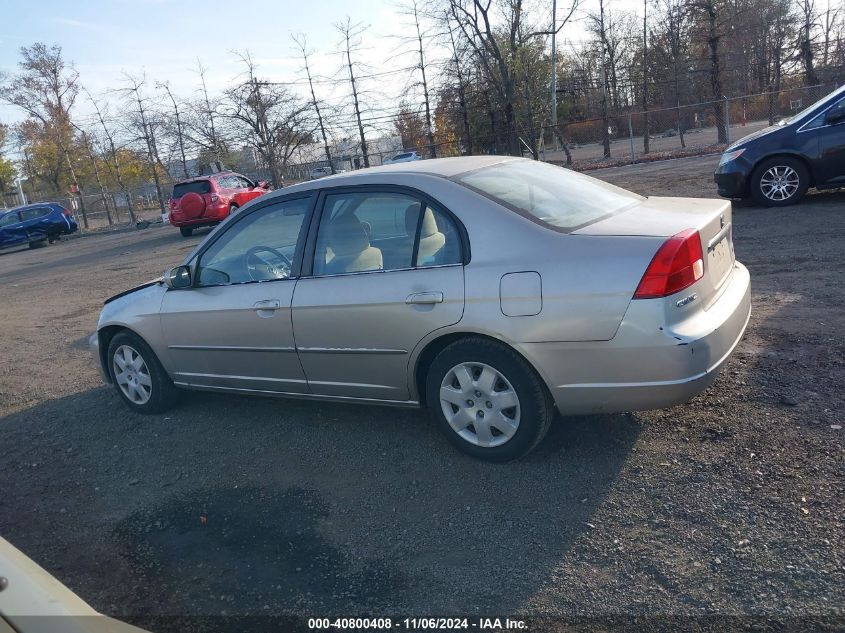 2001 Honda Civic Ex VIN: 2HGES26741H519079 Lot: 40800408