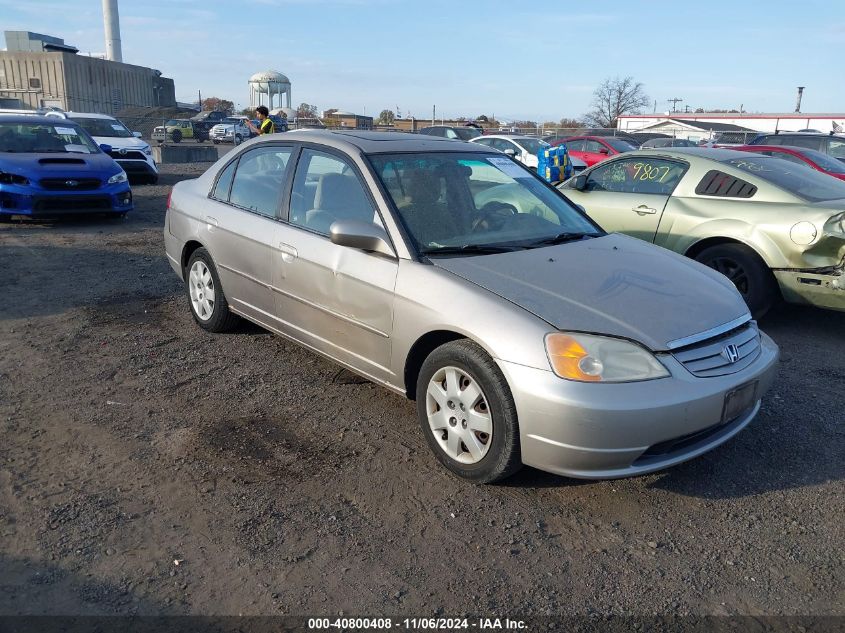 2001 Honda Civic Ex VIN: 2HGES26741H519079 Lot: 40800408