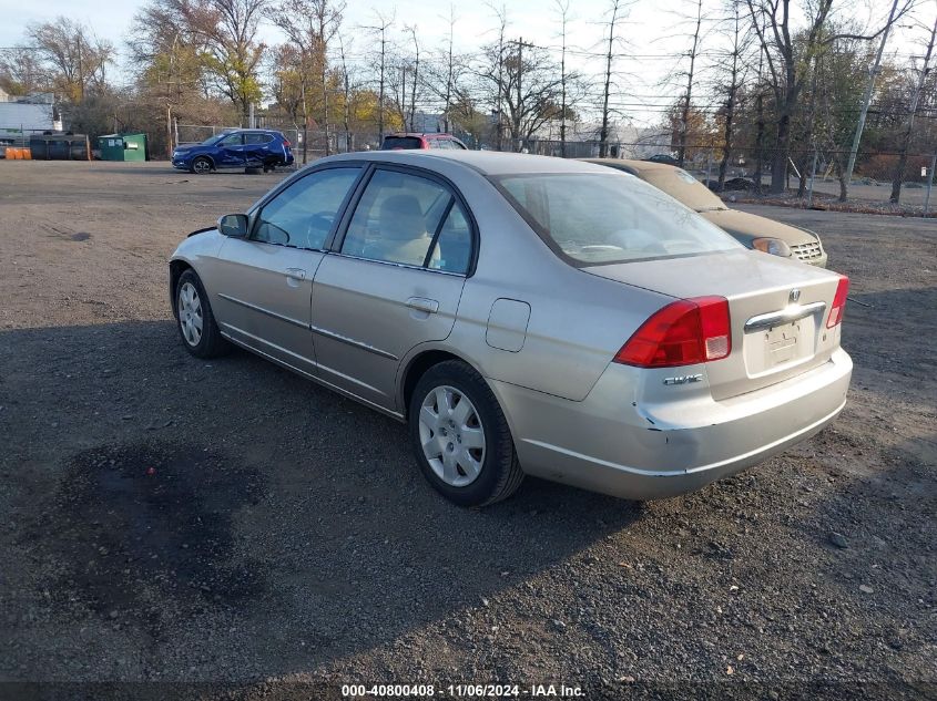 2001 Honda Civic Ex VIN: 2HGES26741H519079 Lot: 40800408