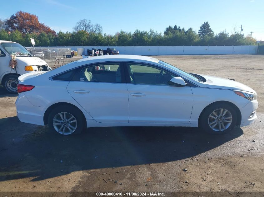 2015 Hyundai Sonata Se VIN: 5NPE24AF3FH234168 Lot: 40800410