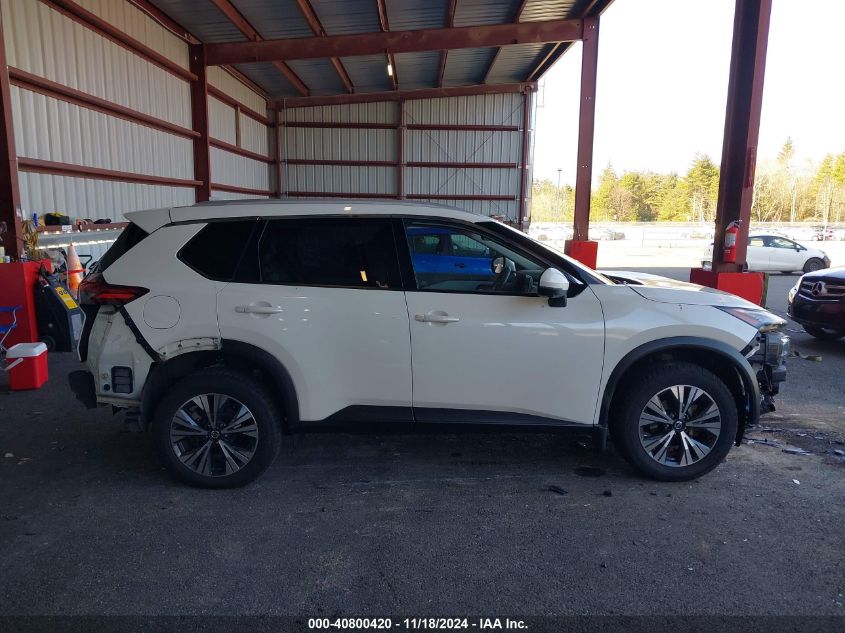 2021 Nissan Rogue Sv VIN: JN8AT3BB4MW237688 Lot: 40800420