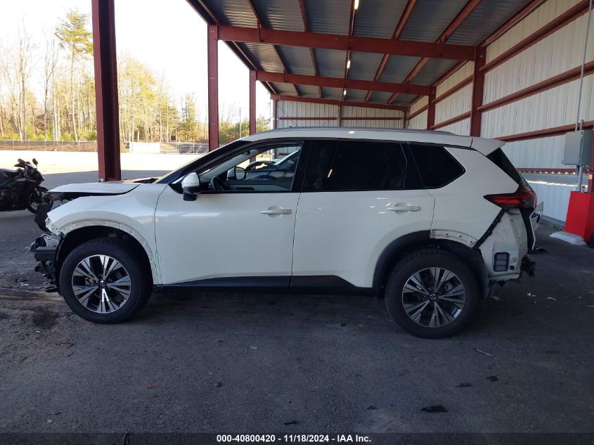 2021 Nissan Rogue Sv VIN: JN8AT3BB4MW237688 Lot: 40800420