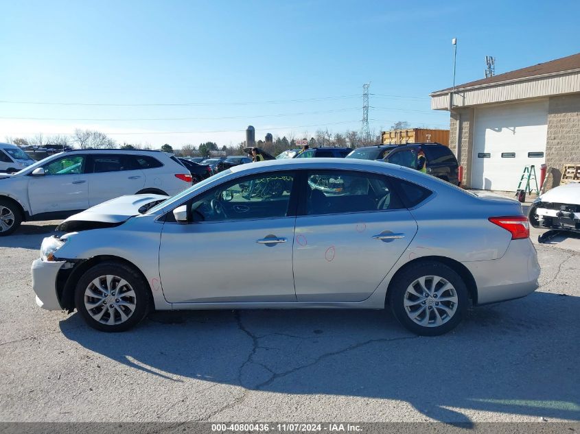 2018 Nissan Sentra Sv VIN: 3N1AB7AP4JY280017 Lot: 40800436