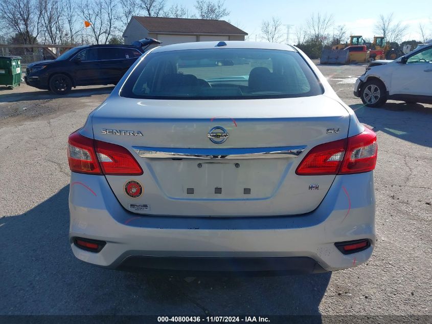 2018 Nissan Sentra Sv VIN: 3N1AB7AP4JY280017 Lot: 40800436