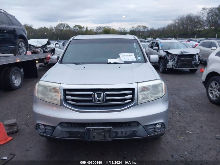 2012 Honda Pilot Ex-L VIN: 5FNYF3H57CB029438 Lot: 40800440