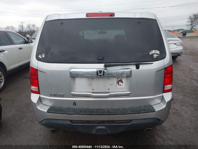 2012 Honda Pilot Ex-L VIN: 5FNYF3H57CB029438 Lot: 40800440