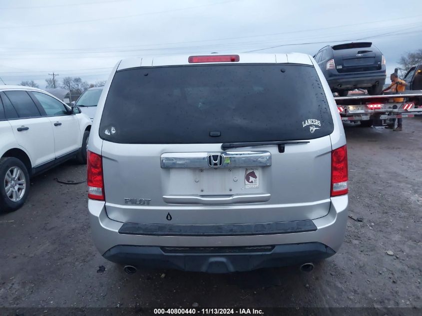 2012 Honda Pilot Ex-L VIN: 5FNYF3H57CB029438 Lot: 40800440