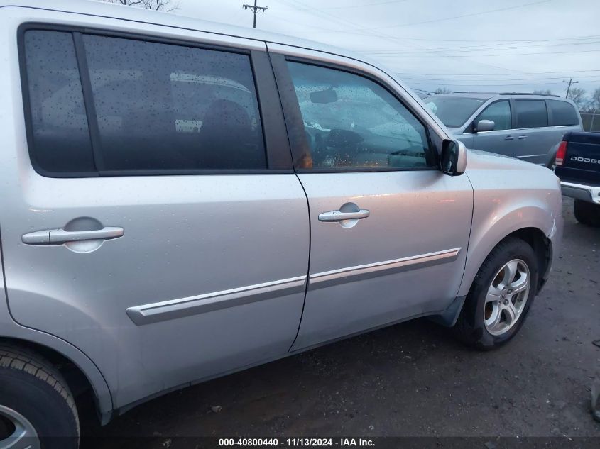 2012 Honda Pilot Ex-L VIN: 5FNYF3H57CB029438 Lot: 40800440