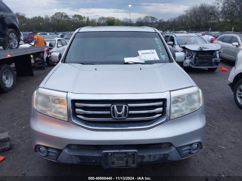 2012 Honda Pilot Ex-L VIN: 5FNYF3H57CB029438 Lot: 40800440