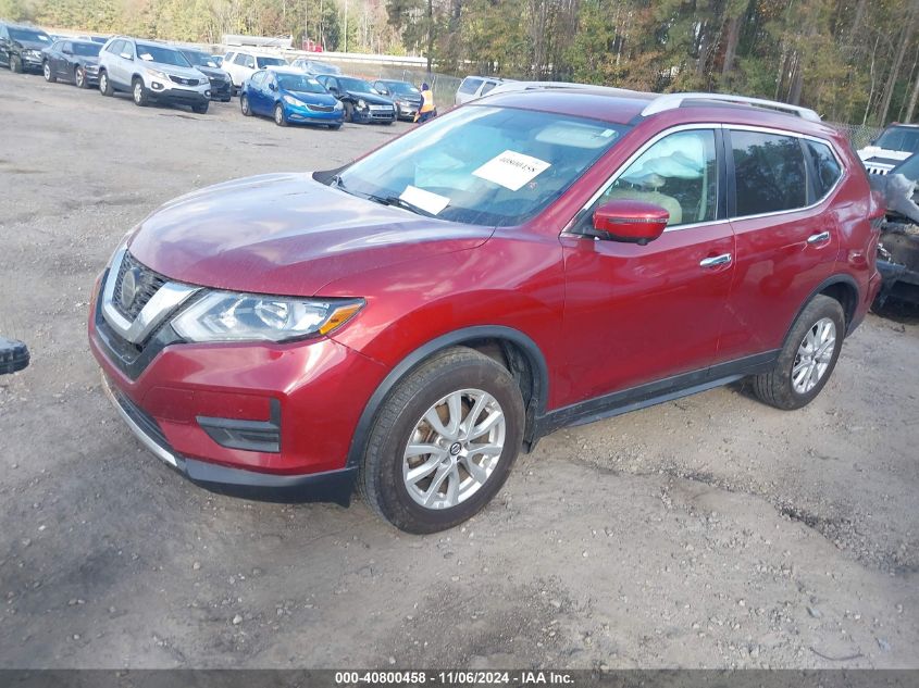 2018 Nissan Rogue Sv VIN: 5N1AT2MT1JC762504 Lot: 40800458