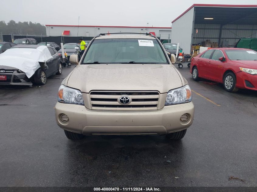 2004 Toyota Highlander VIN: JTEGD21A540077180 Lot: 40800470