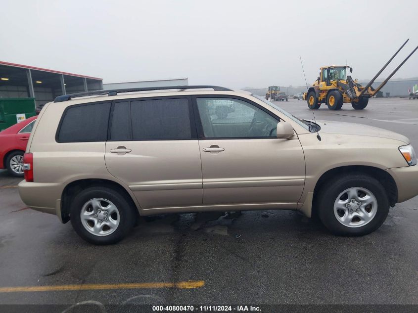 2004 Toyota Highlander VIN: JTEGD21A540077180 Lot: 40800470