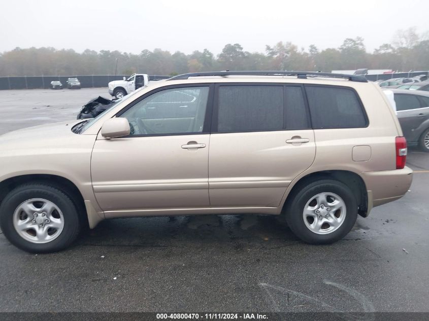 2004 Toyota Highlander VIN: JTEGD21A540077180 Lot: 40800470