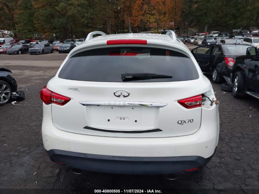 2017 Infiniti Qx70 VIN: JN8CS1MW7HM410041 Lot: 40800505