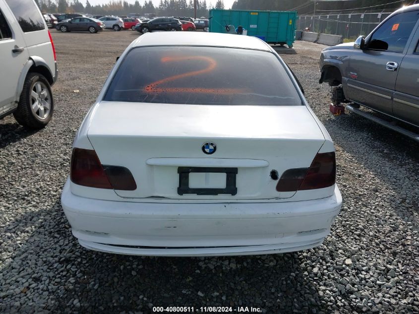 2002 BMW 325Ci VIN: WBABN33492JW52541 Lot: 40800511