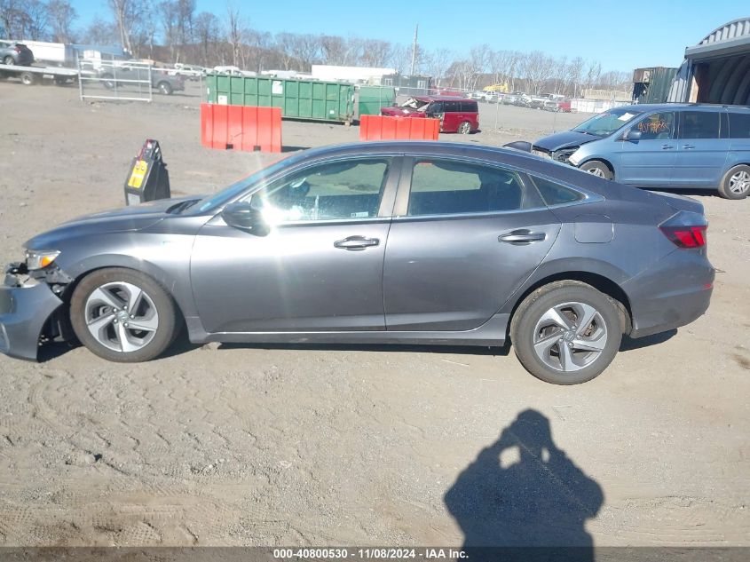 2019 Honda Insight Lx VIN: 19XZE4F13KE025582 Lot: 40800530