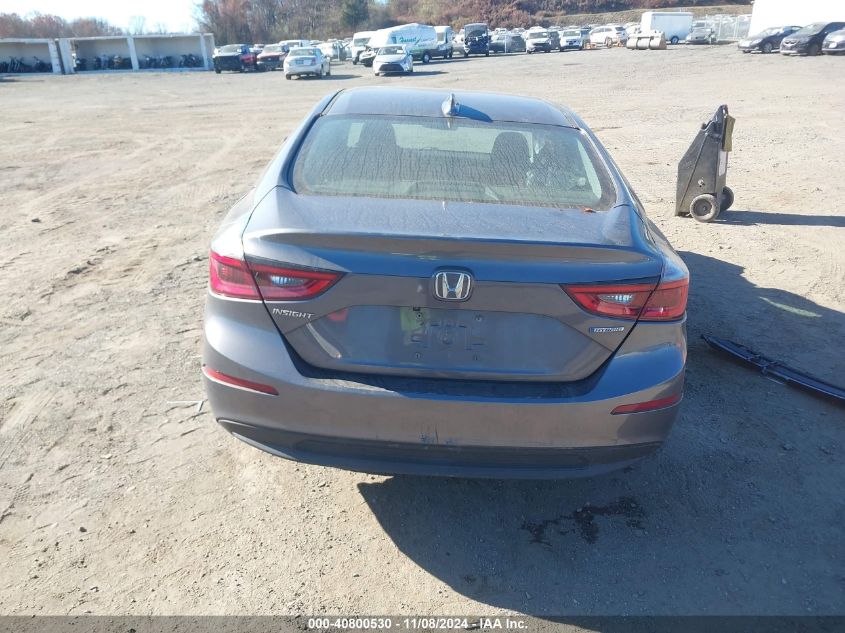 2019 Honda Insight Lx VIN: 19XZE4F13KE025582 Lot: 40800530