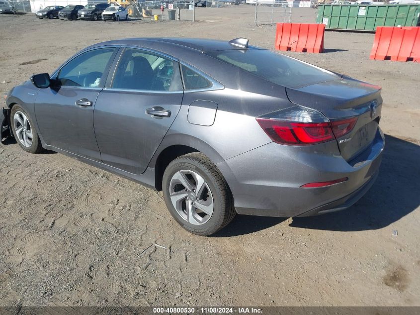 VIN 19XZE4F13KE025582 2019 Honda Insight, LX no.3