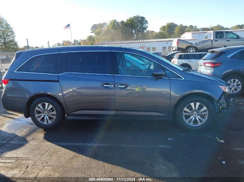 2016 Honda Odyssey Se VIN: 5FNRL5H3XGB098959 Lot: 40800560