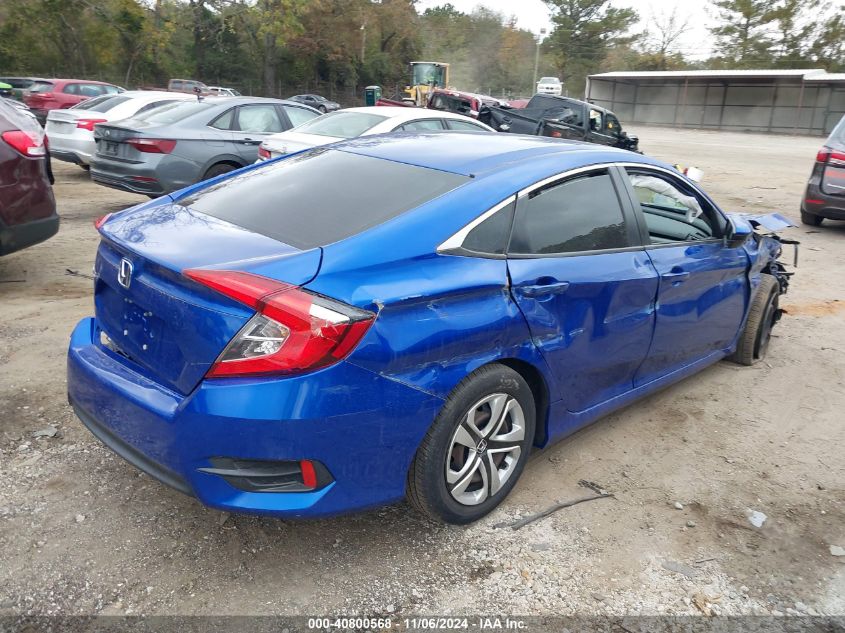 2018 Honda Civic Lx VIN: 19XFC2F50JE029474 Lot: 40800568