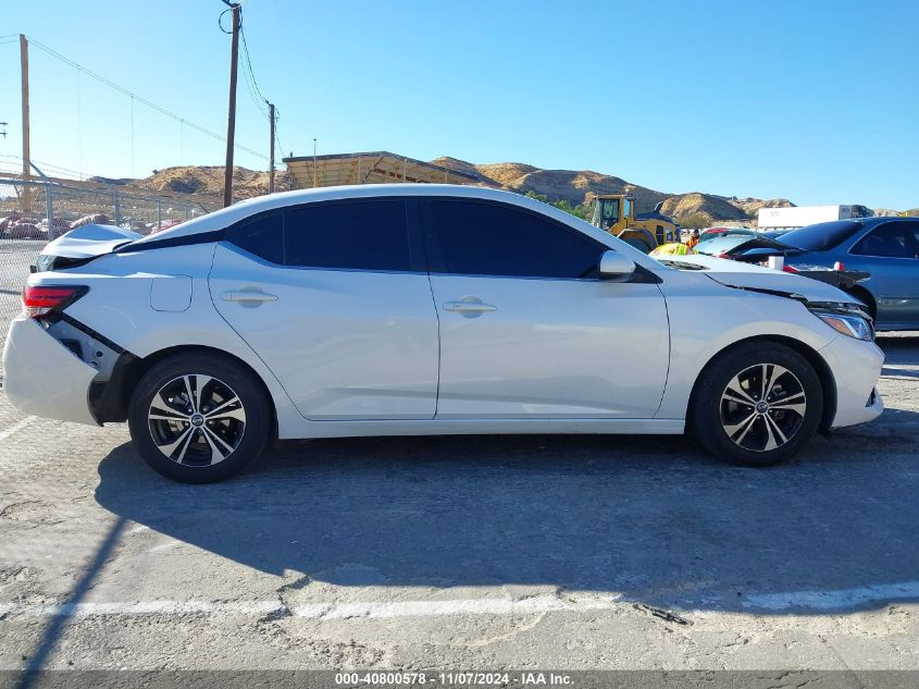 2022 Nissan Sentra Sv Xtronic Cvt VIN: 3N1AB8CV3NY320661 Lot: 40800578