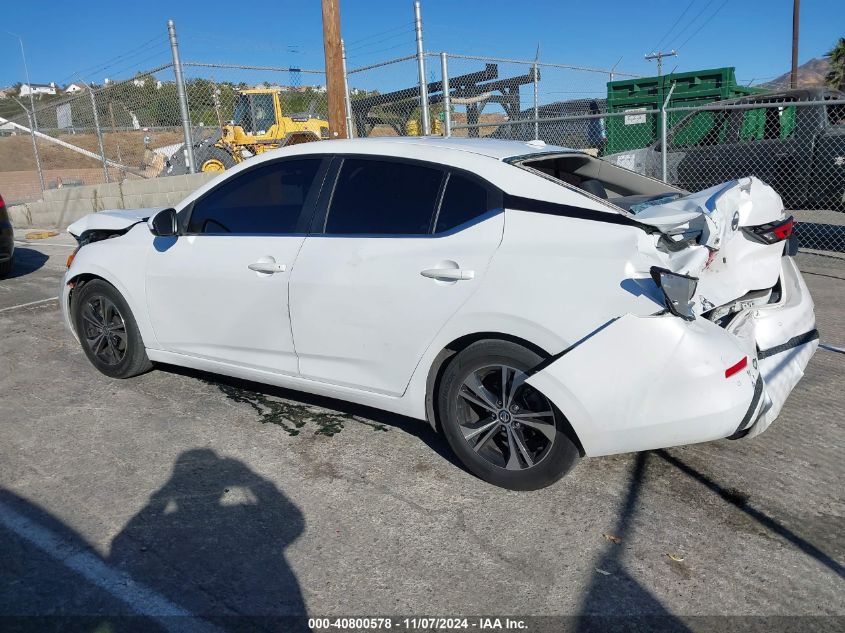 2022 Nissan Sentra Sv Xtronic Cvt VIN: 3N1AB8CV3NY320661 Lot: 40800578