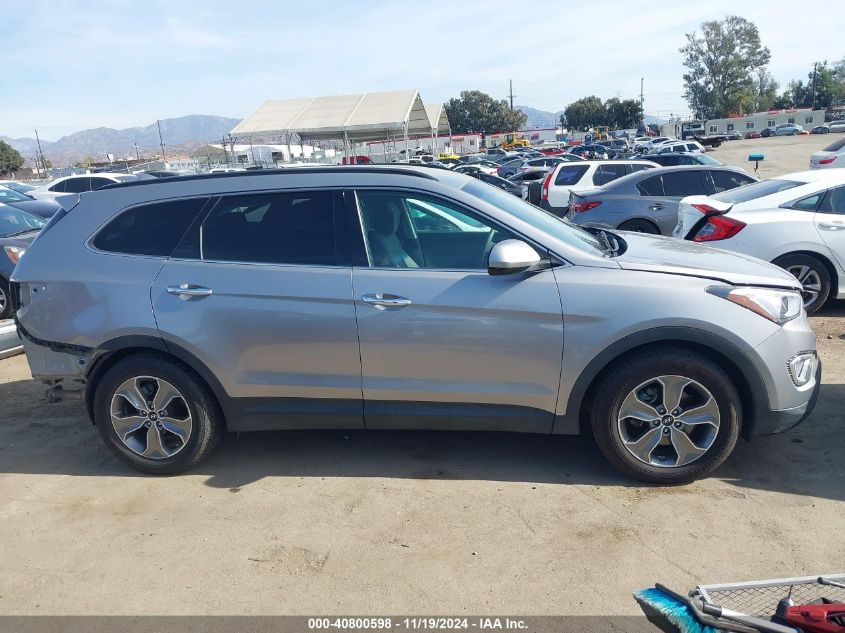 2016 Hyundai Santa Fe Se VIN: KM8SM4HF6GU164705 Lot: 40800598