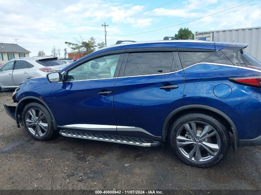 2022 Nissan Murano Platinum Intelligent Awd VIN: 5N1AZ2DSXNC112498 Lot: 40800642