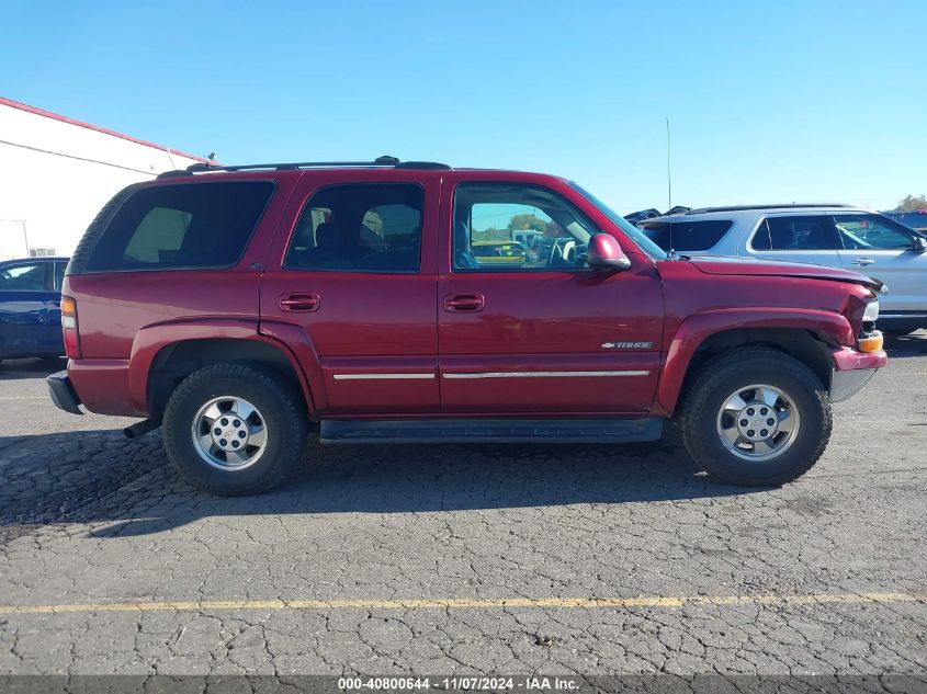 2003 Chevrolet Tahoe Lt VIN: 1GNEK13Z73J180809 Lot: 40800644