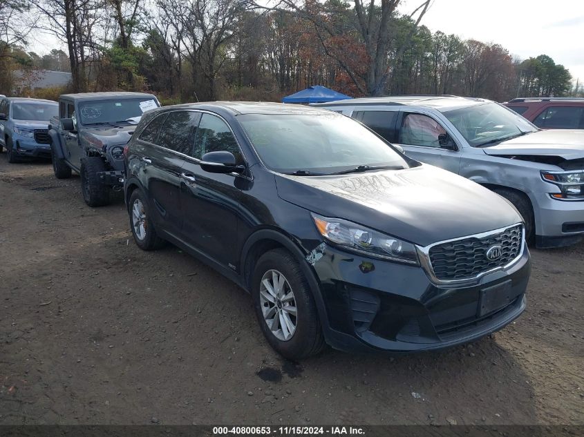 VIN 5XYPGDA5XKG554607 2019 KIA Sorento, 3.3L Lx no.1