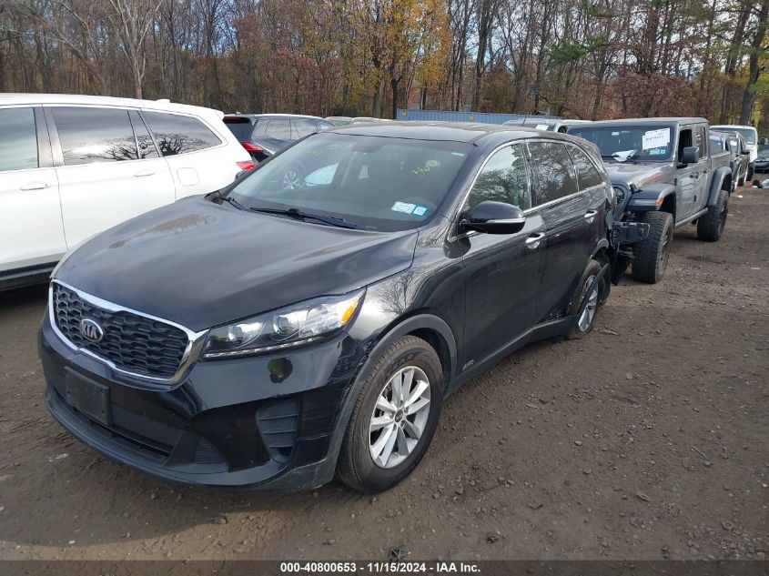 VIN 5XYPGDA5XKG554607 2019 KIA Sorento, 3.3L Lx no.2