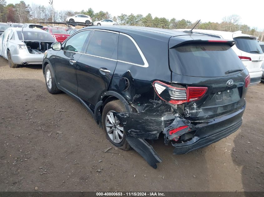 VIN 5XYPGDA5XKG554607 2019 KIA Sorento, 3.3L Lx no.6