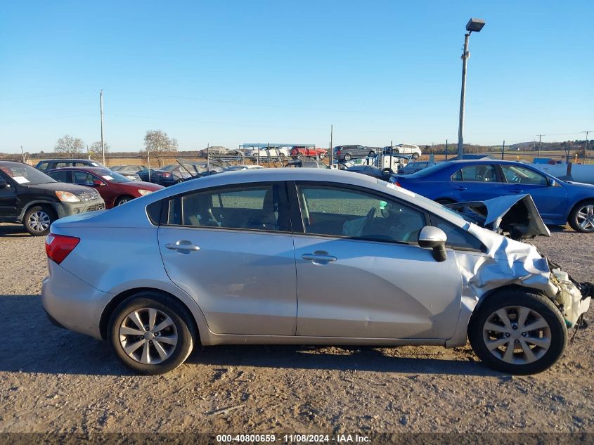 2012 Kia Rio Ex VIN: KNADN4A35C6050622 Lot: 40800659