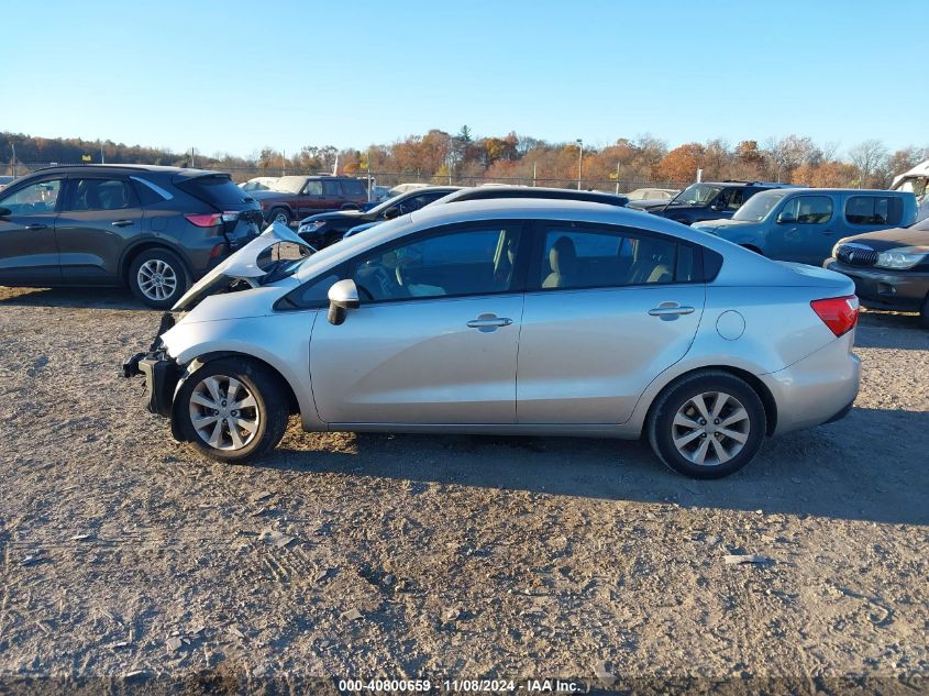 2012 Kia Rio Ex VIN: KNADN4A35C6050622 Lot: 40800659