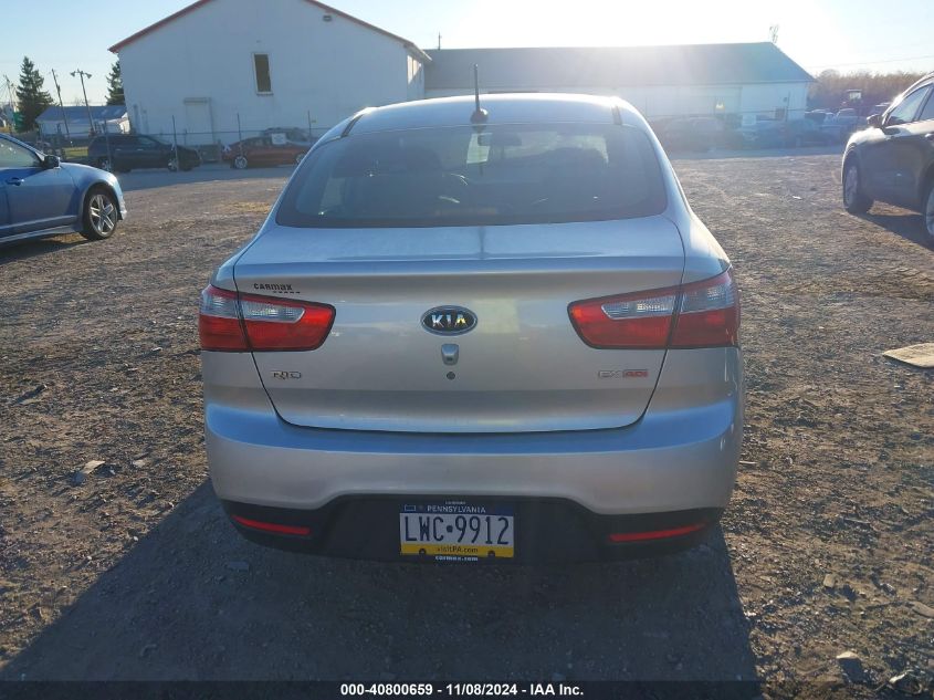 2012 Kia Rio Ex VIN: KNADN4A35C6050622 Lot: 40800659