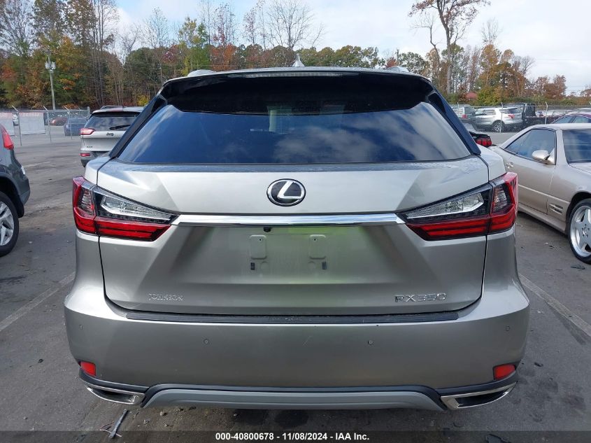 2020 Lexus Rx 350 VIN: 2T2HZMAA3LC159382 Lot: 40800678