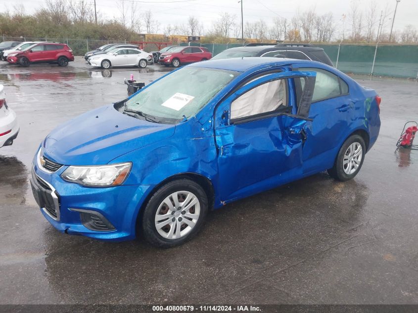 2017 Chevrolet Sonic Ls Auto VIN: 1G1JB5SH0H4145891 Lot: 40800679