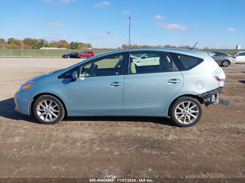 2014 Toyota Prius V Five VIN: JTDZN3EU5EJ007355 Lot: 40800683