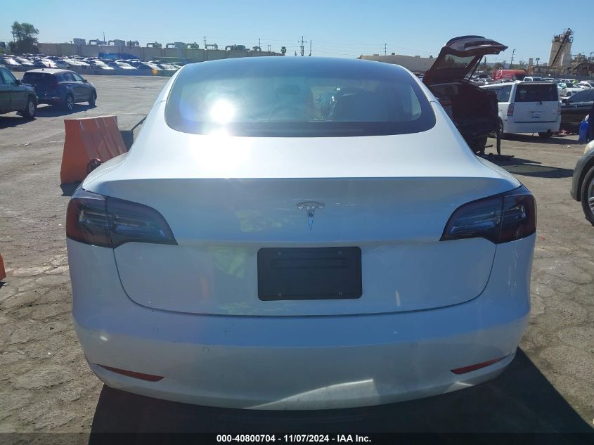 2022 Tesla Model 3 Rear-Wheel Drive VIN: 5YJ3E1EA9NF362357 Lot: 40800704