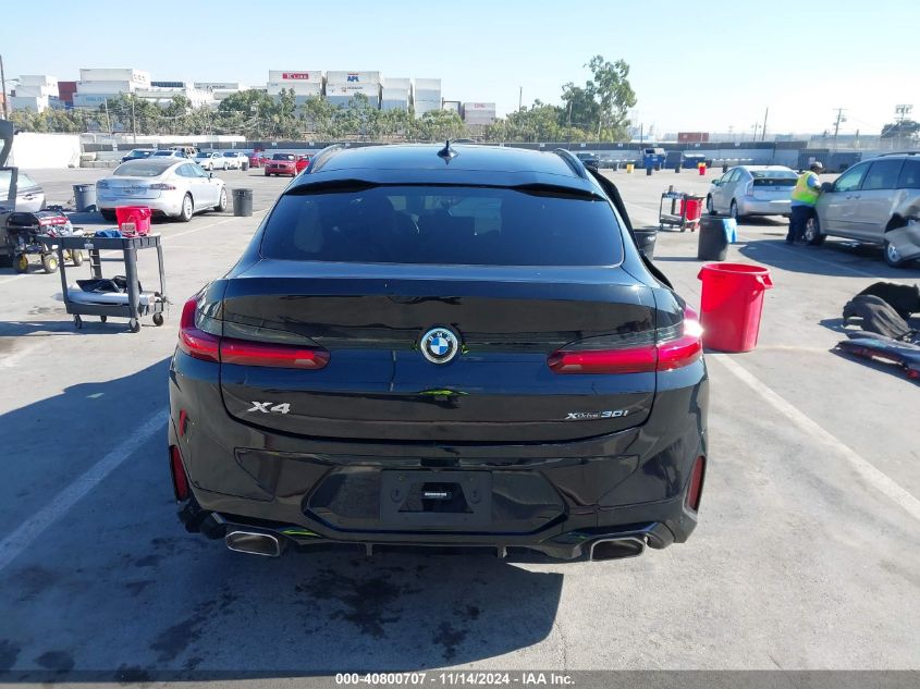 2022 BMW X4 xDrive30I VIN: 5UX33DT07N9L78311 Lot: 40800707