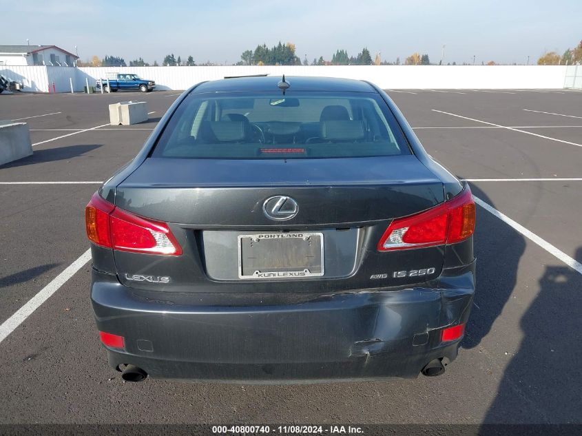 2009 Lexus Is 250 VIN: JTHCK262295028523 Lot: 40800740