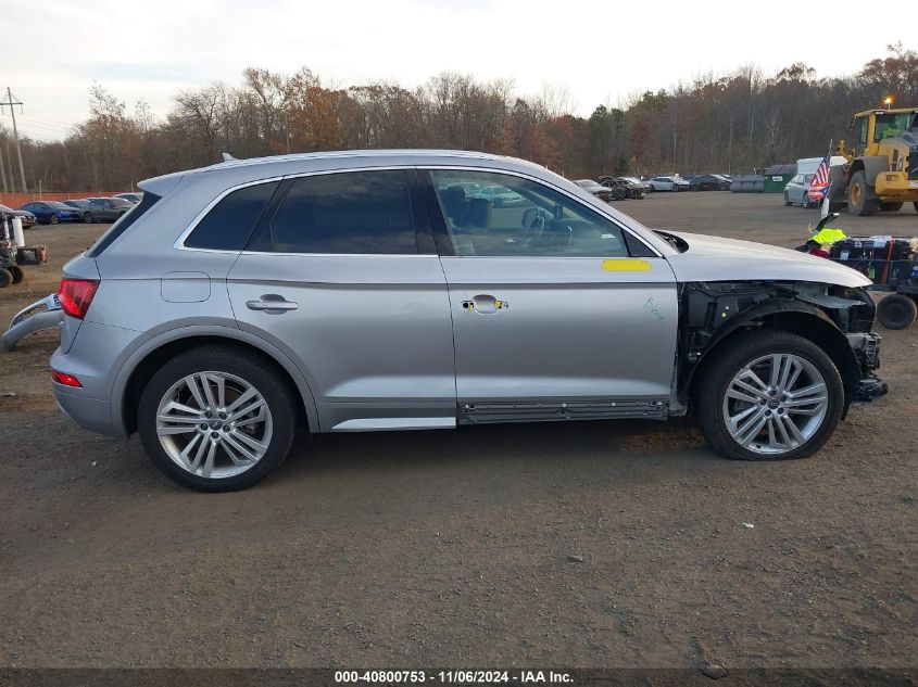 2020 Audi Q5 Premium Plus 45 Tfsi Quattro S Tronic VIN: WA1BNAFY3L2059818 Lot: 40800753