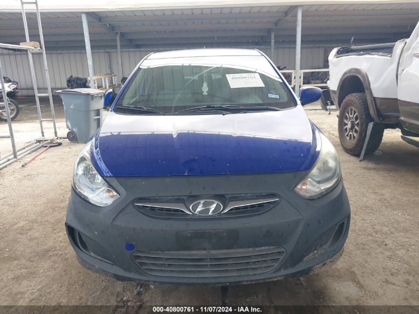 2014 Hyundai Accent Gls VIN: KMHCT4AE2EU698614 Lot: 40800761